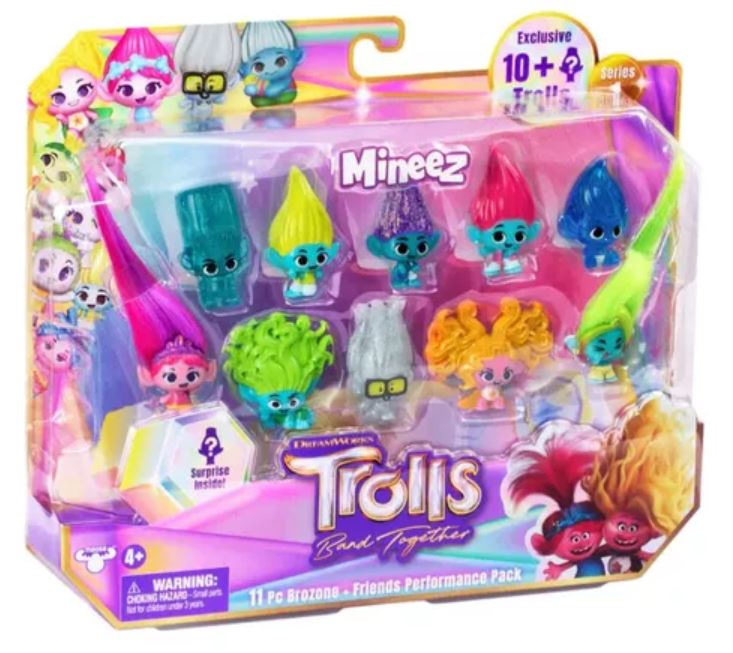 TROLLS MINEEZ MUÑECOS X10