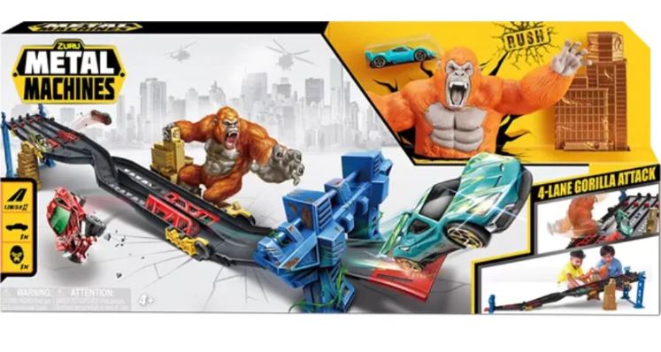 METAL MACHINES PISTA 4 LANE GORILA ATTACK