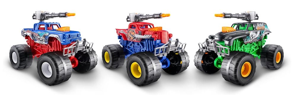 METAL MACHINES MONSTER TRUCK CON LUZ Y SONIDO - 3 MODELOS