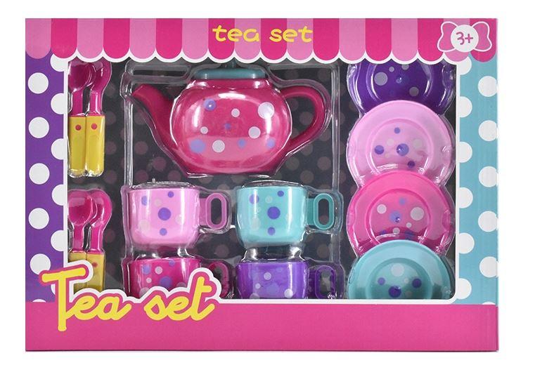 JUEGO DE TE LUNARES EN CAJA