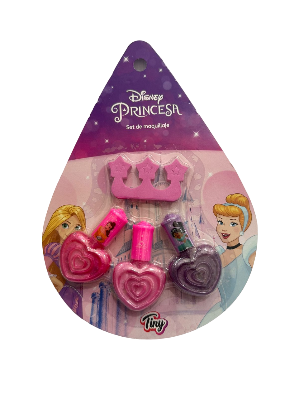 SET ESMALTES X3 PRINCESAS BLISTER