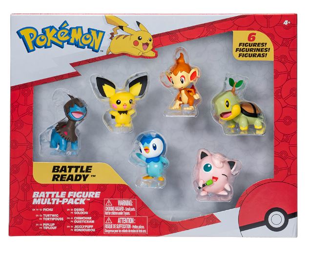 POKEMON FIGURAS X6 EN CAJA - 2 MODELOS