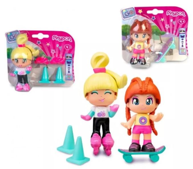PINYPON CON SKATE - ROLLER EN BLISTER