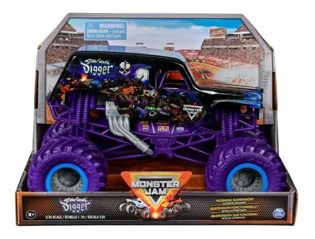 MONSTER JAM METAL 1:24 SON UVA DIGGER