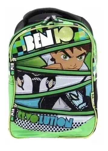 MOCHILA ESPALDA MEDIANA BEN 10 REVOLUTION