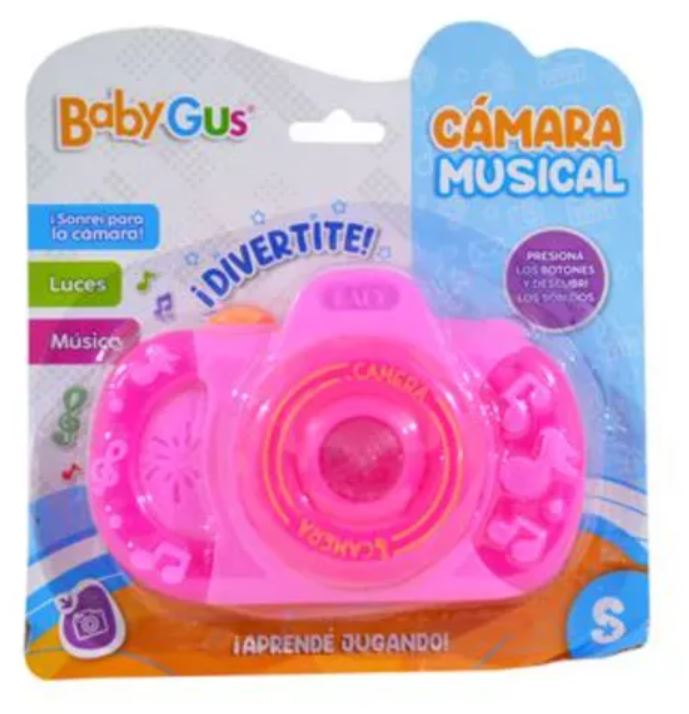 CAMARA CON LUZ Y SONIDO EN BLISTER