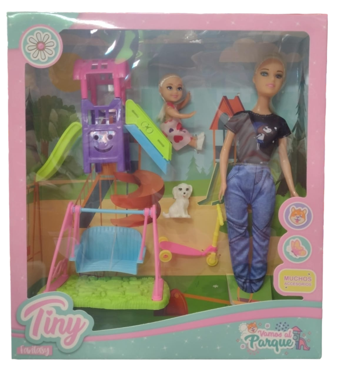 TINY MUÑECA MAMA CON JUEGOS