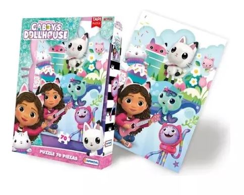 PUZZLE X 70PZS LA CASA DE GABBY