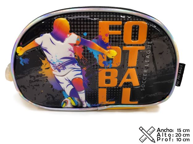 CARTUCHERA 2 CIERRES FOOTBALL