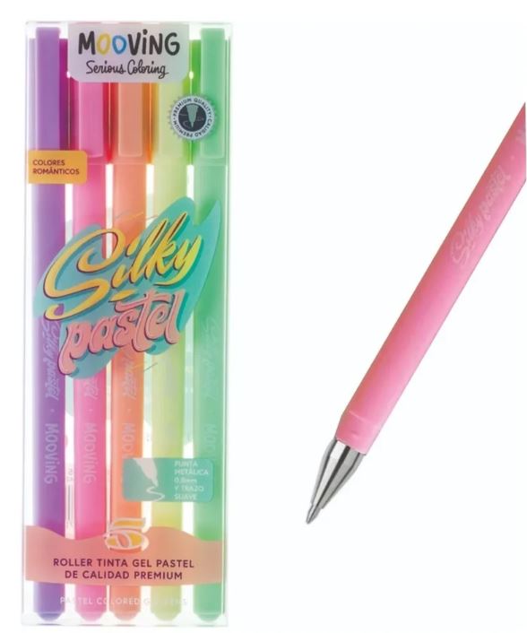 LAPICERA ROLLER GEL PASTEL X5
