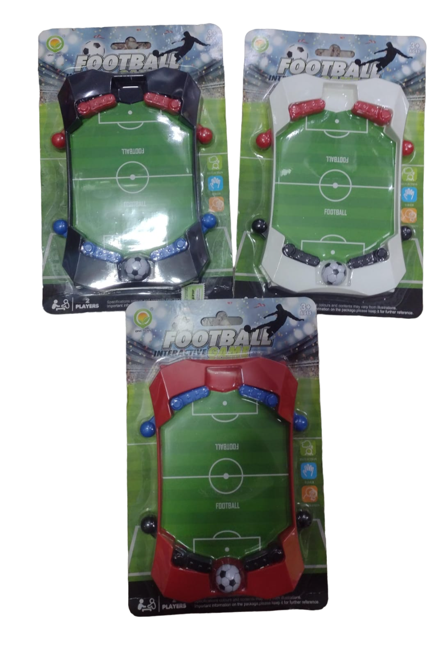 JUEGO MANUAL FUTBOL EN BLISTER - 3 COLORES