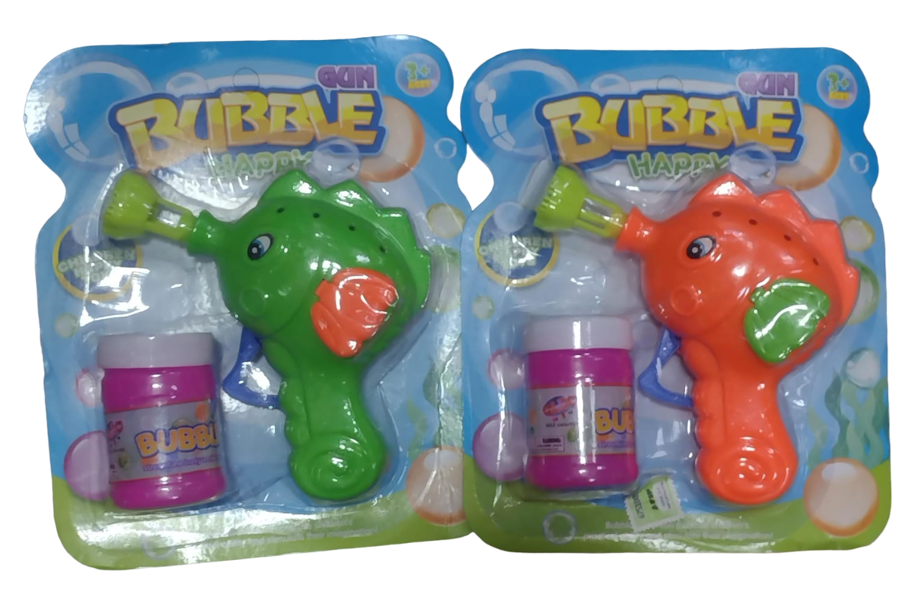 BURBUJERO PEZ EN BLISTER - 2 COLORES