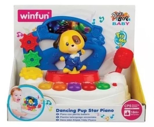 DANCING PUP STAR PIANO WIN FUN