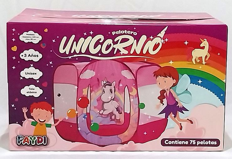 PELOTERO HEXAGONO UNICORNIO 75 PELOTAS