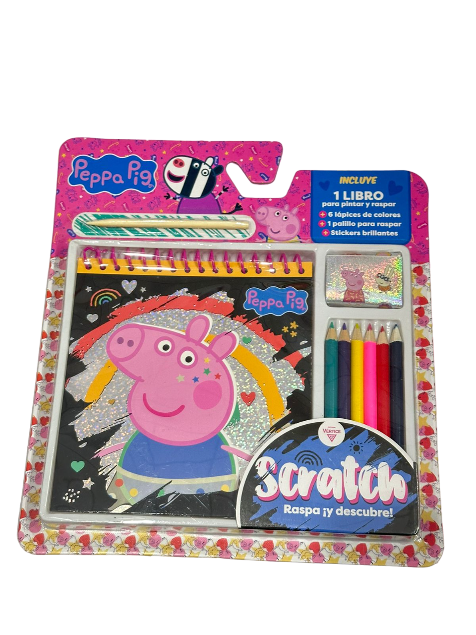 SCRATCH LIBRO PARA RASPAR PEPPA PIG