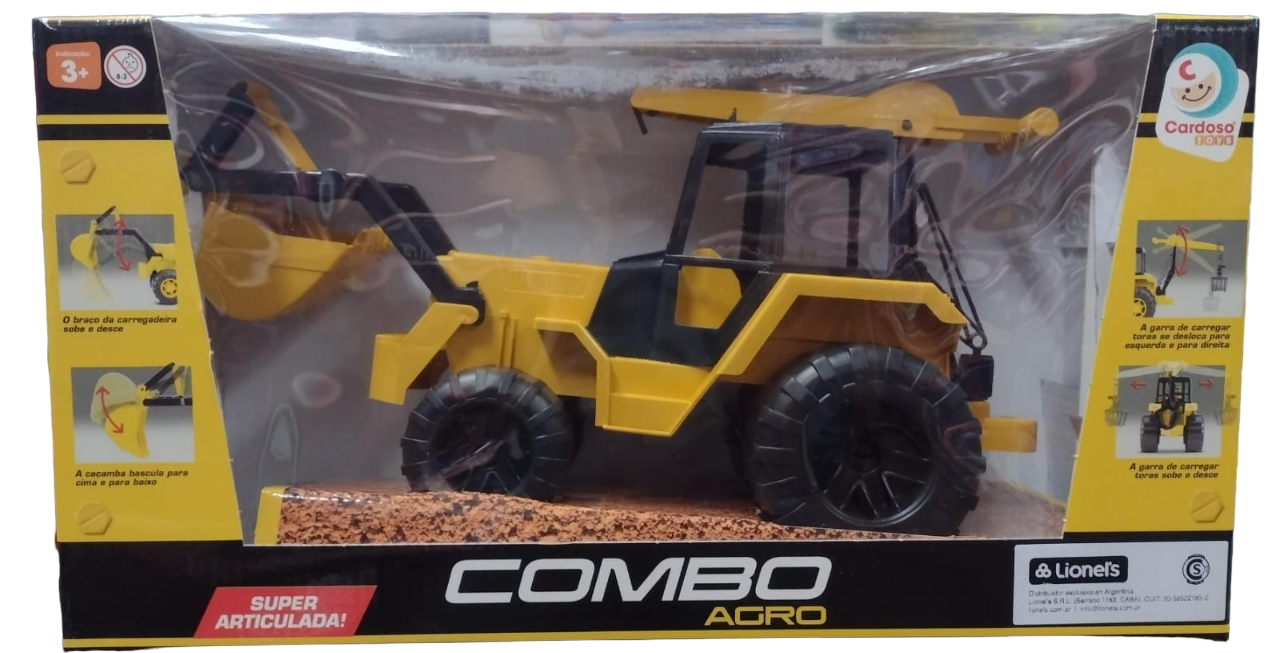 TRACTOR ARTICULADO EN CAJA