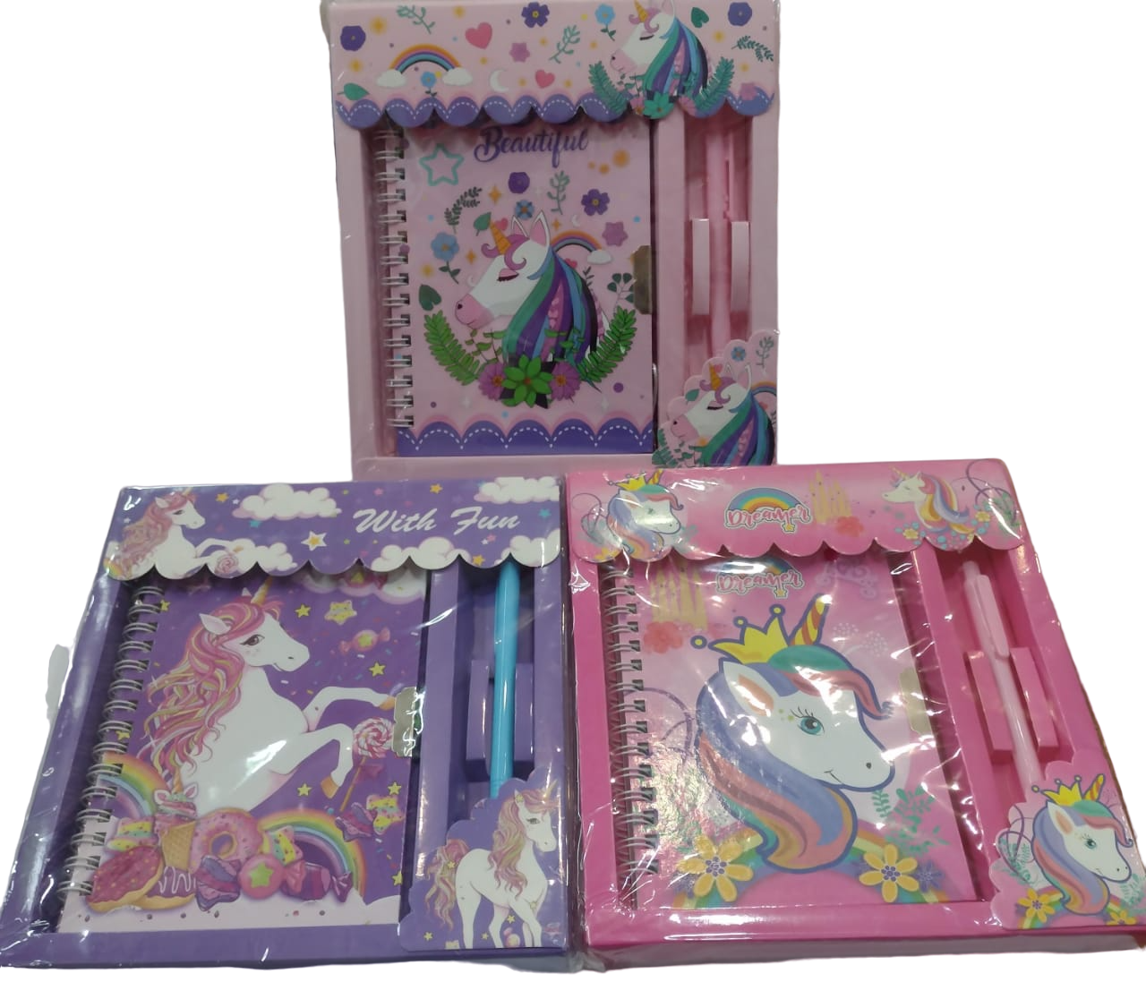 DIARIO CON BIROME EN CAJA UNICORNIO