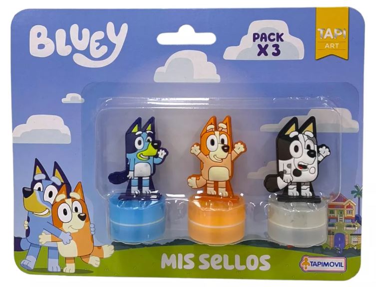 SELLO X3 BLUEY EN BLISTER