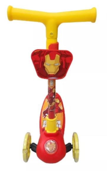 MONOPATIN AVENGERS 3R CON LUZ CON APLIQUE