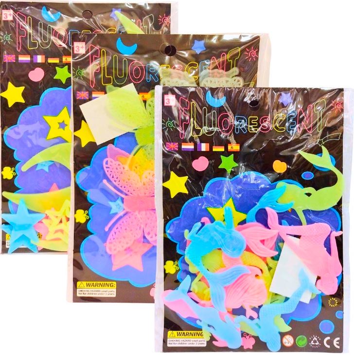 FIGURAS BRILLA SIRENAS - ESTRELLAS - MARIPOSAS (26100)