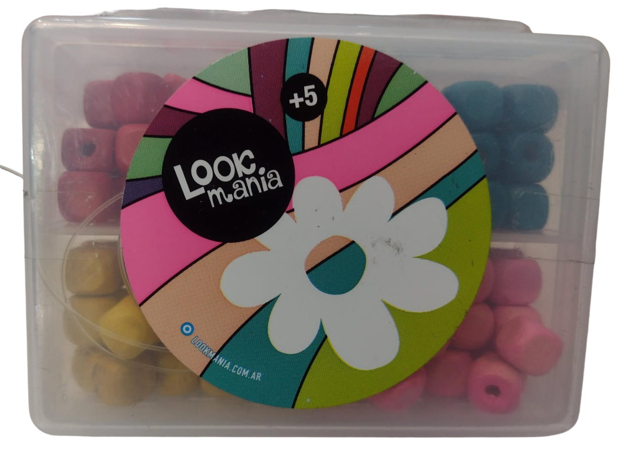 CAJA BIJOU 4 DIVISIONES MINI - MADERA COLORES