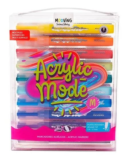 MARCADORES ACRILICOS X 20