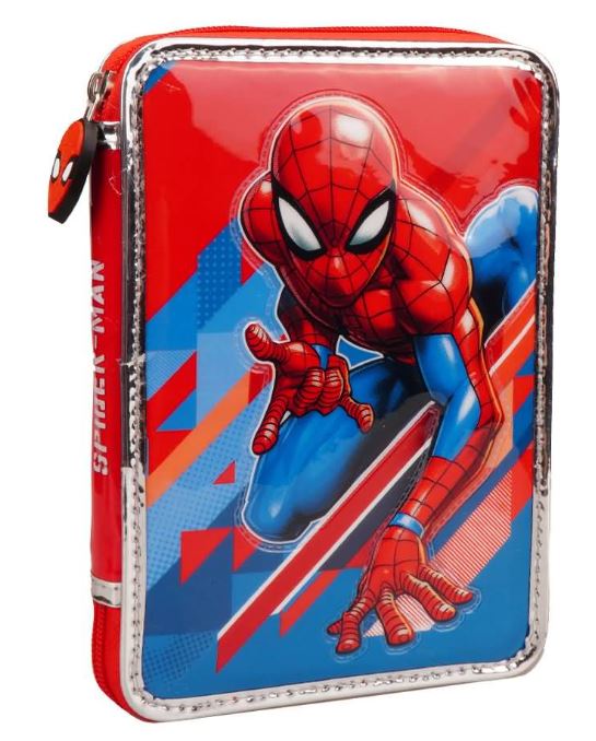 CANOPLA 1 PISO PVC CON UTILES SPIDERMAN