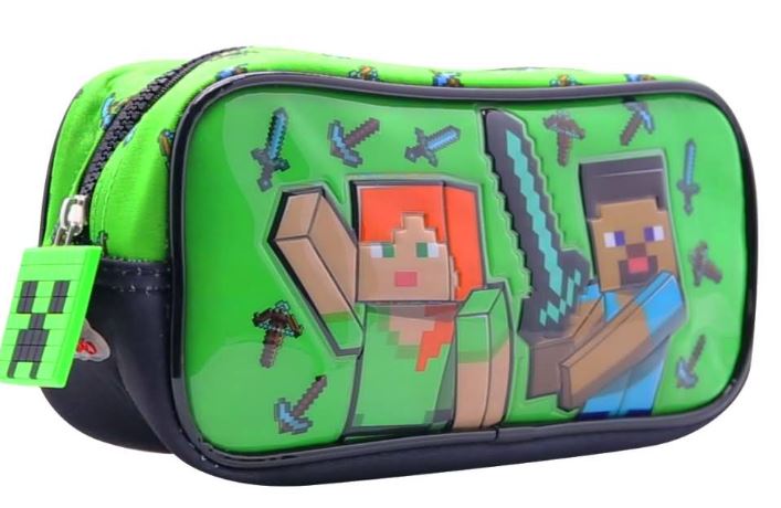 CANOPLA RECTANGULAR 3D 1CIERRE MINECRAFT