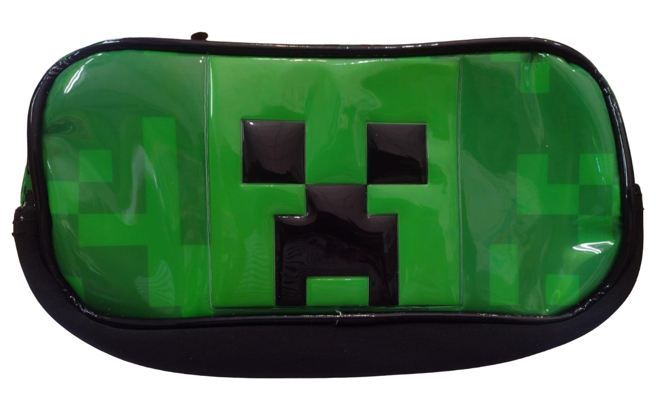 CANOPLA RECTANGULAR 3D 2CIERRES MINECRAFT