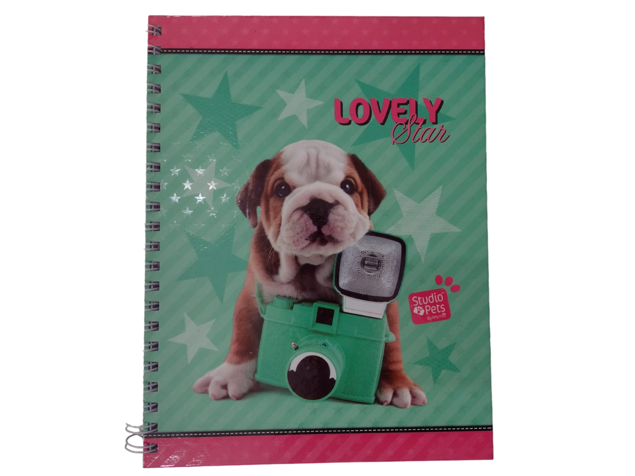CUADERNO UNIVERSITARIO ESPIRAL TAPA DURA STUDIO PETS