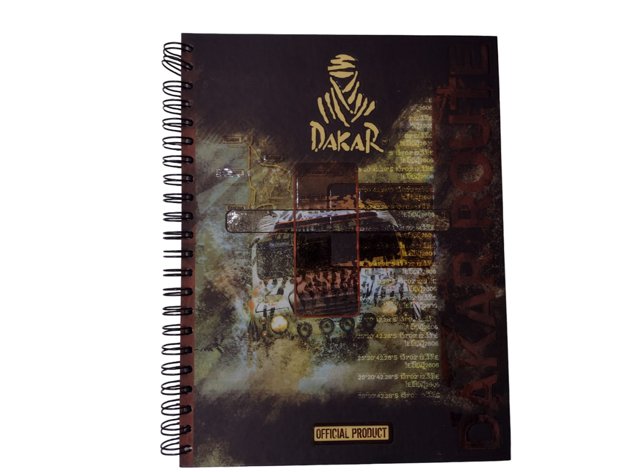 CUADERNO UNIVERSITARIO A4 ESPIRAL TAPA DURA DAKAR