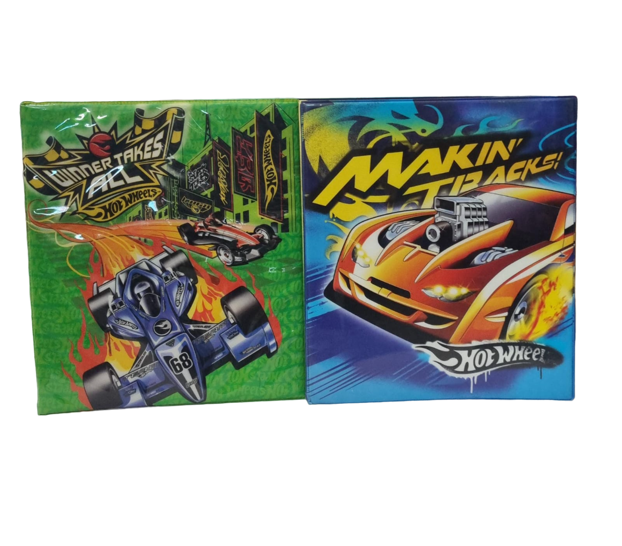 CARPETA 3 ANILLOS PVC HOT WHEELS