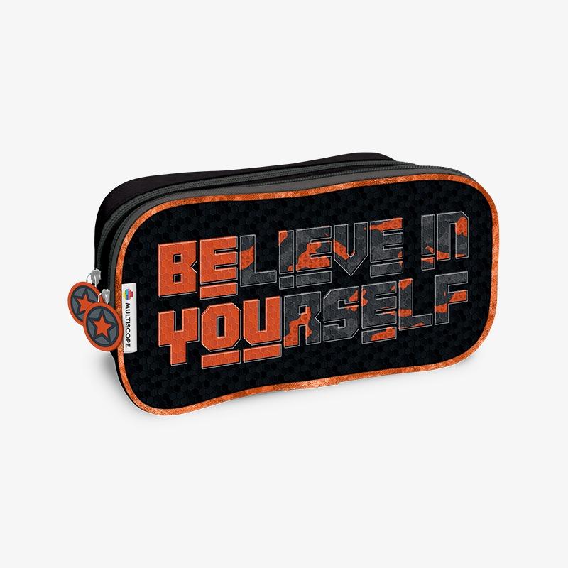 CANOPLA 2 CIERRES BELIEVE IN YOURSELF