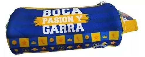 CARTUCHERA CANOPLA TUBO BOCA JUNIORS NEOPRENE