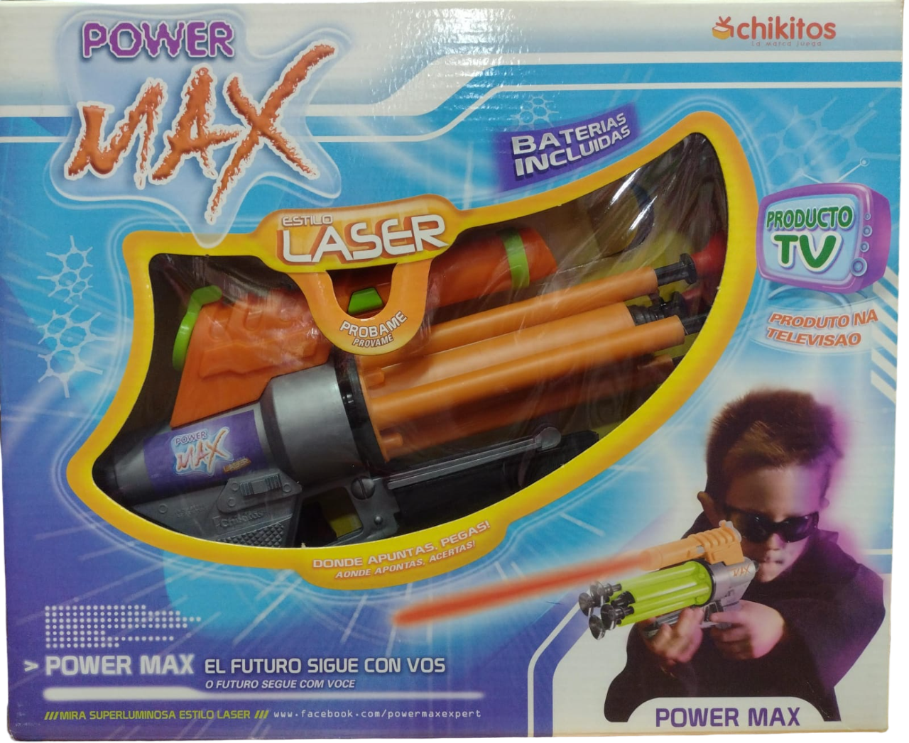 PISTOLA MAX LASER (3001)
