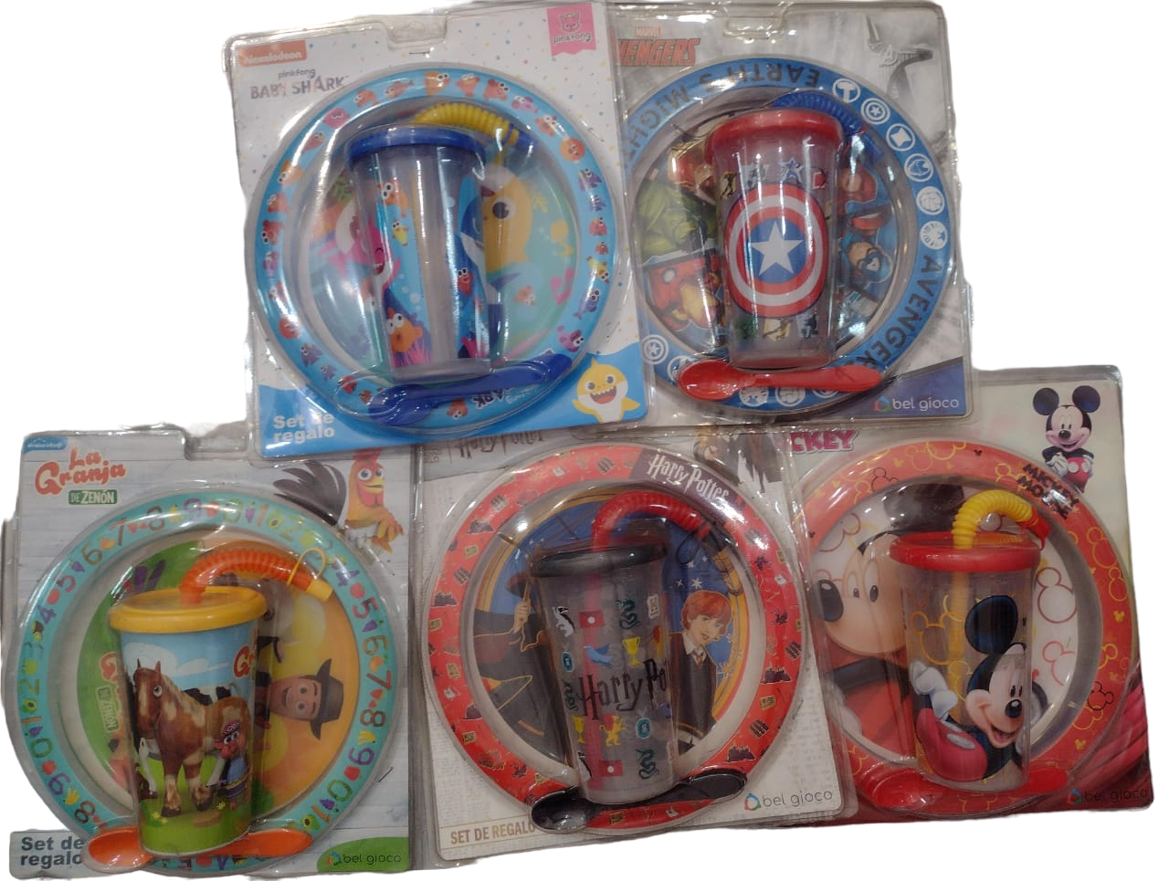 SET PLATO + VASO SPORT