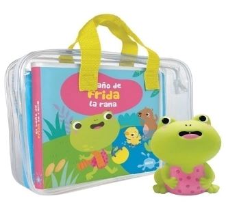 LIBRO PARA AGUA EL BAÑO DE FRIDA LA RANA