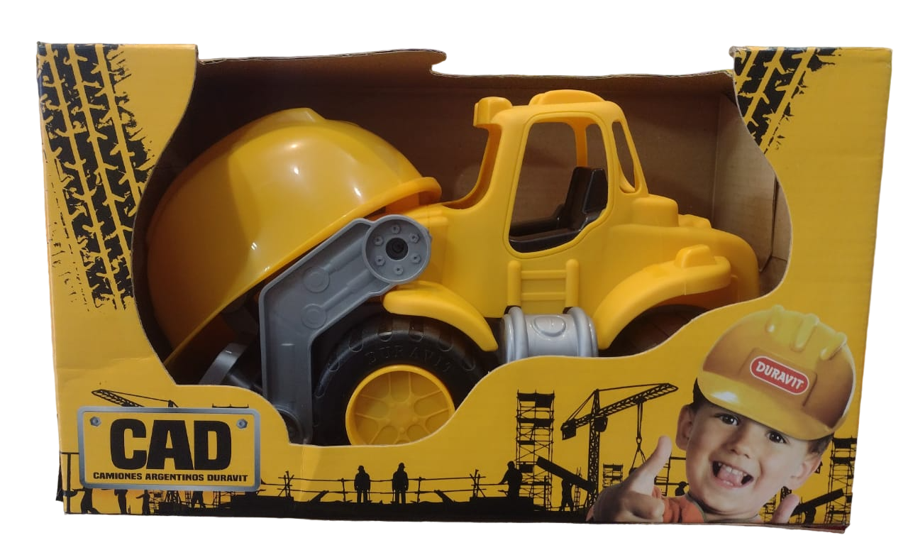 CAD EXCAVADORA CON CASCO EN CAJA