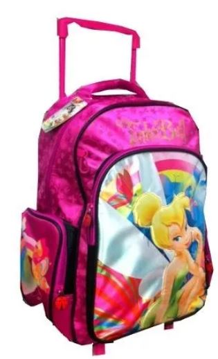 MOCHILA CARRO GRANDE TINKERBELL - 2 COLORES