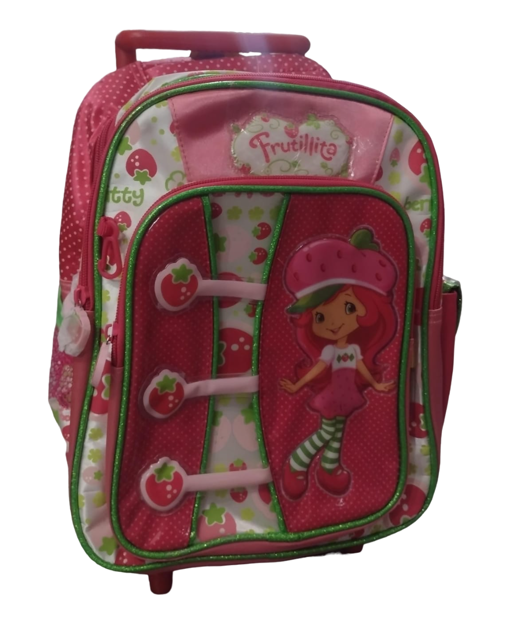 MOCHILA CARRO CHICA FRUTILLITA - 2 COLORES