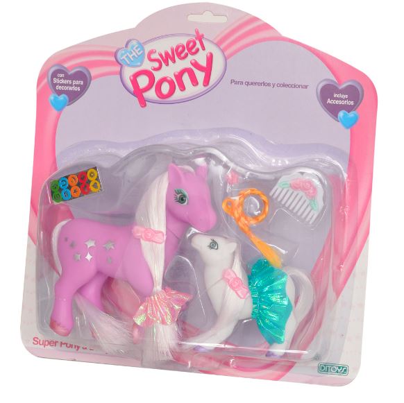 PONY GRANDE CON HIJO EN BLISTER