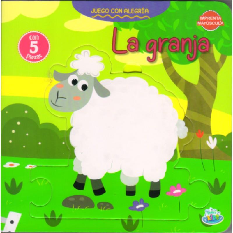 LIBRO LA GRANJA CON 5 PIEZAS
