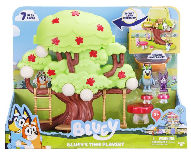 BLUEY PLAY SET CASITA DEL ARBOL CON FIGURA