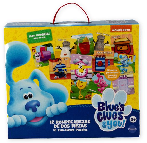 BLUE´'S CLUES 12 ROMPECABEZAS 2 PIEZAS