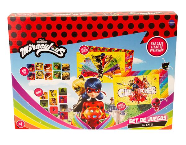 MIRACULOUS 4 JUEGOS EN 1