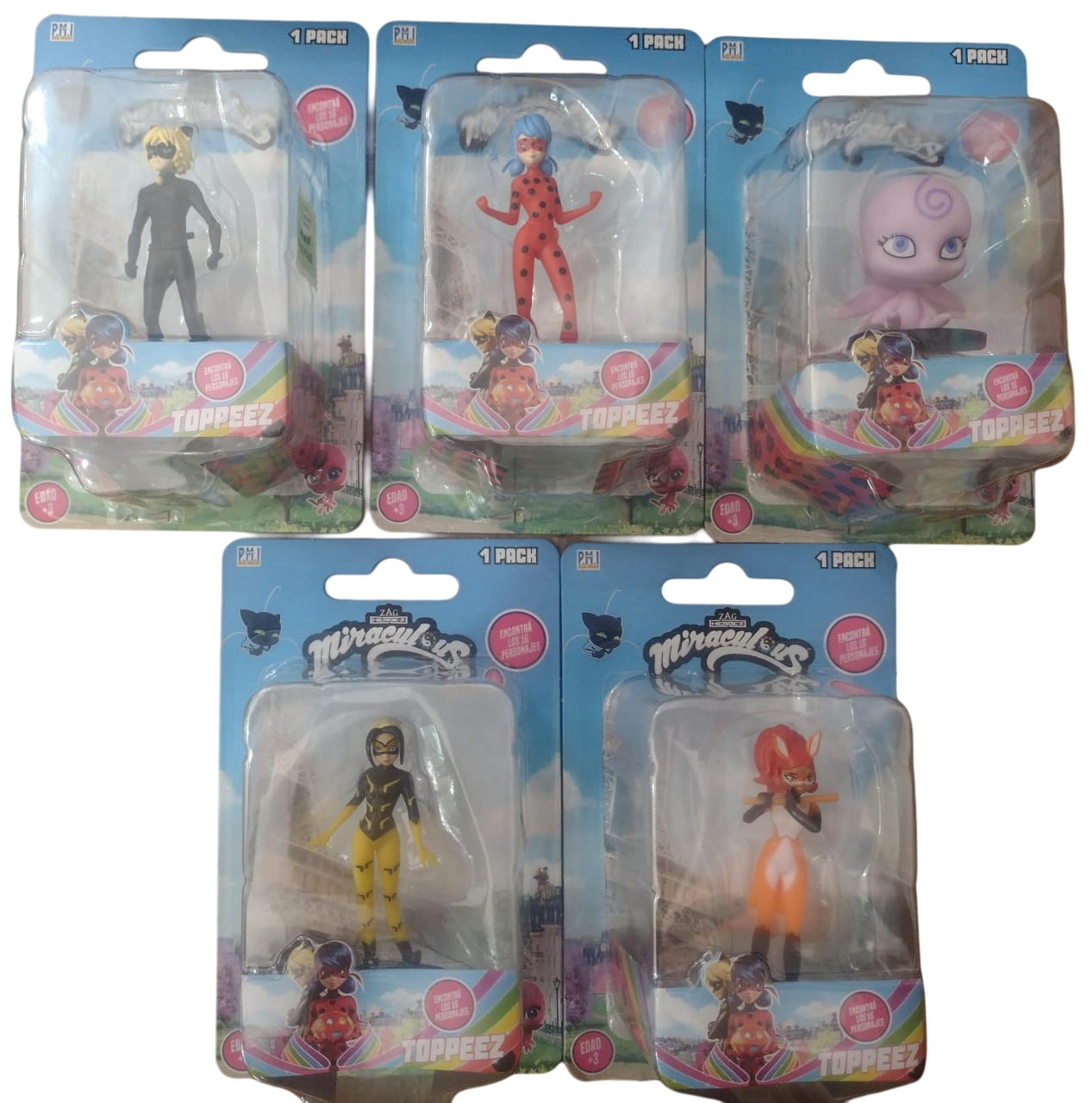 MIRACULOUS MINI FIGURAS 7CM EN BLISTER - MODELOS SURTIDOS - NO ELEGIBLE