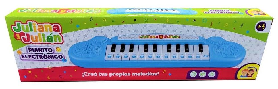 PIANITO ELECTRONICO JULIANA Y JULIAN