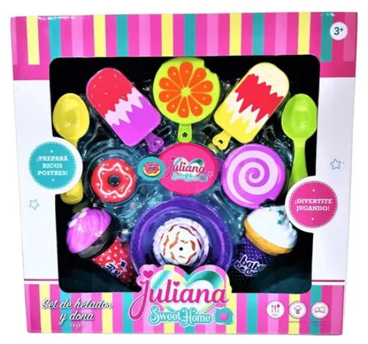 JULIANA SET DE HELADOS Y DONAS SWEET HOME