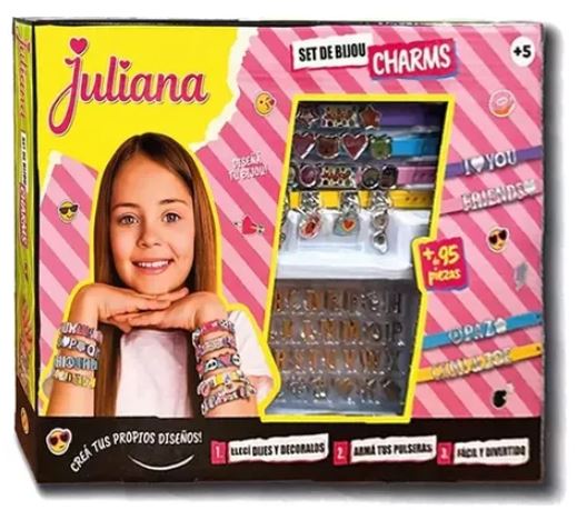 JULIANA SET DE BIJOU CHARMS + 95 PIEZAS