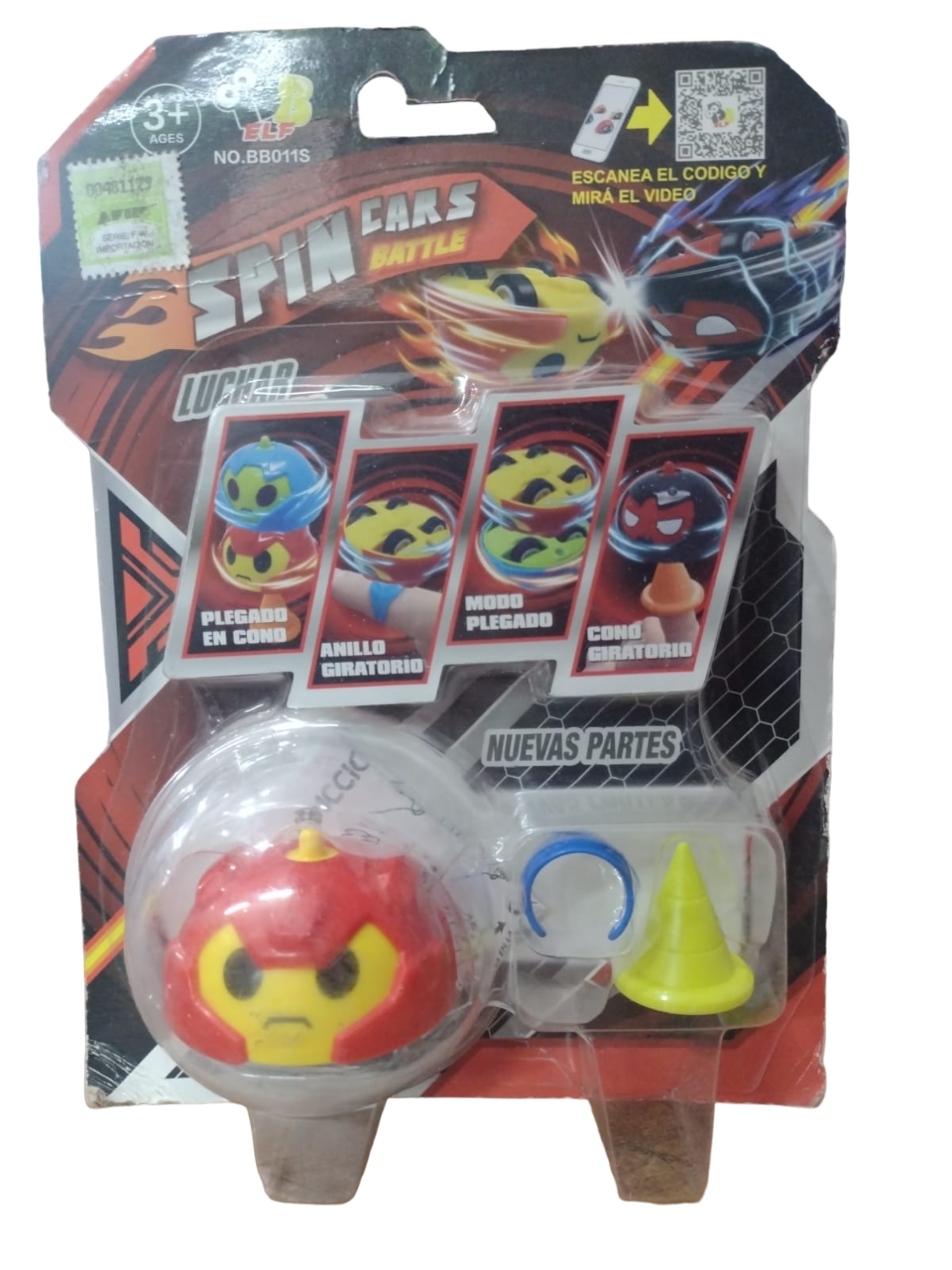 SPIN CARS BATTLE EN BLISTER
